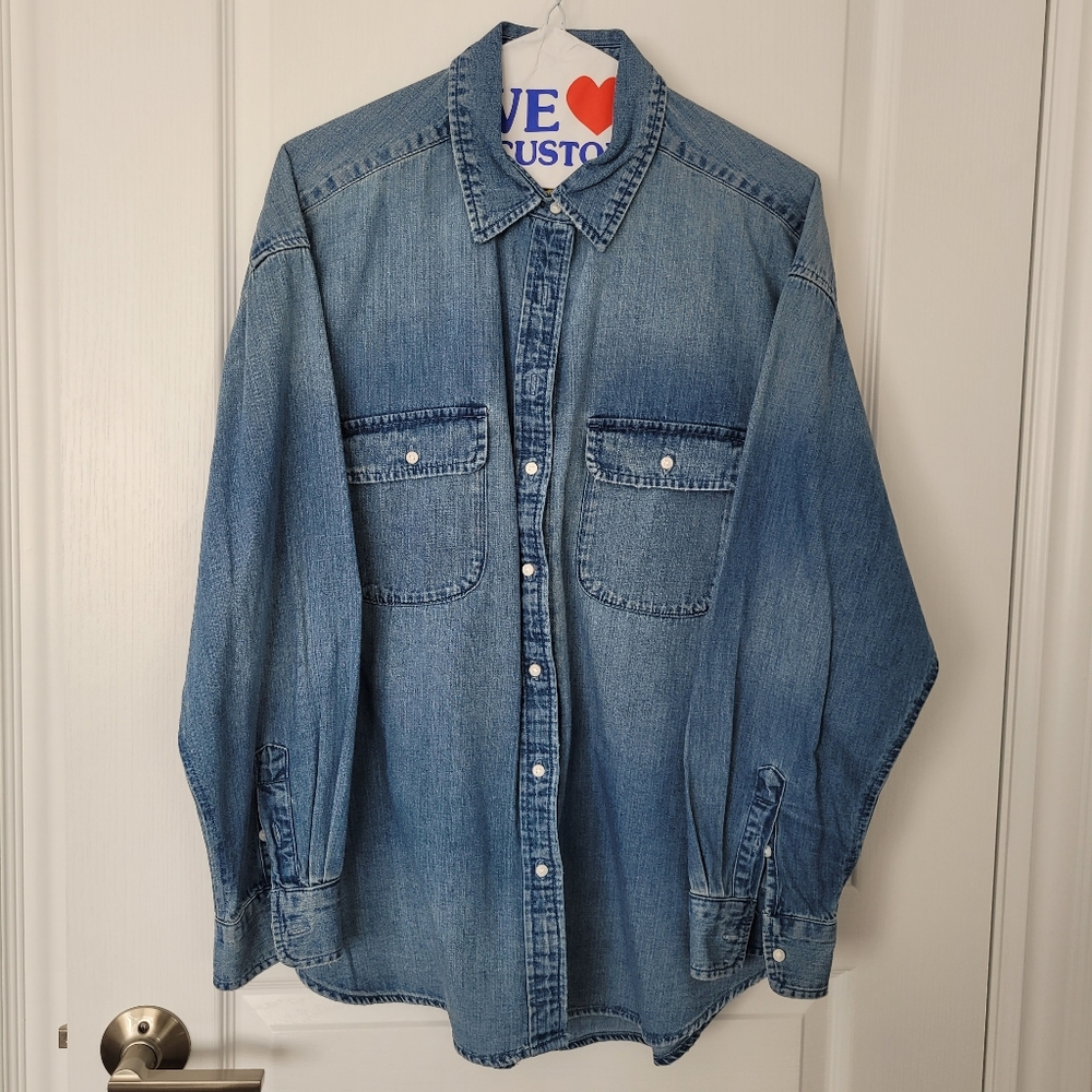 Aerie Oversized Denim Shirt